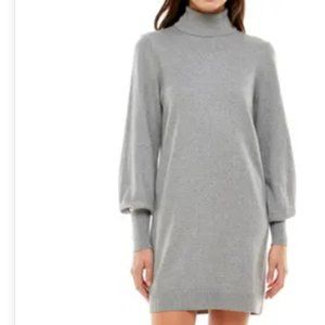 Morela Long Sleeve Turtleneck Sweater Dress